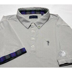 William Murray Polo Short Sleeve Shirt Golf Men’s Size Large Casual *READ LOGO